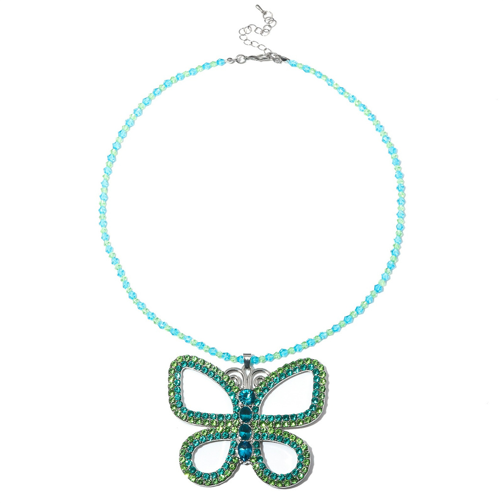 Vintage Fashion Necklace - Suddenly 30 Jenna Exaggerated Butterfly Pendant