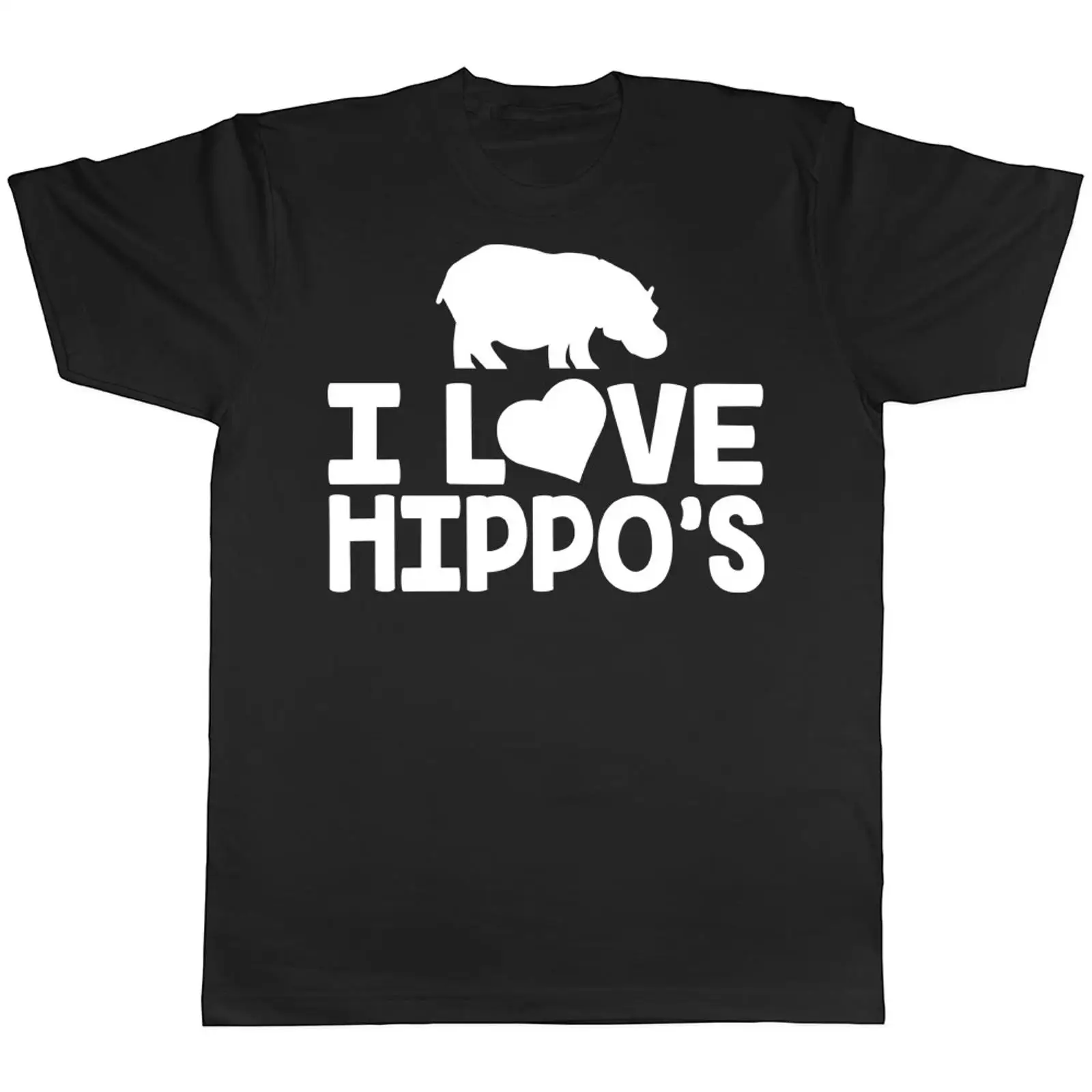 Vintage Fashion Herren - I Love Hippo's Herren Damen T