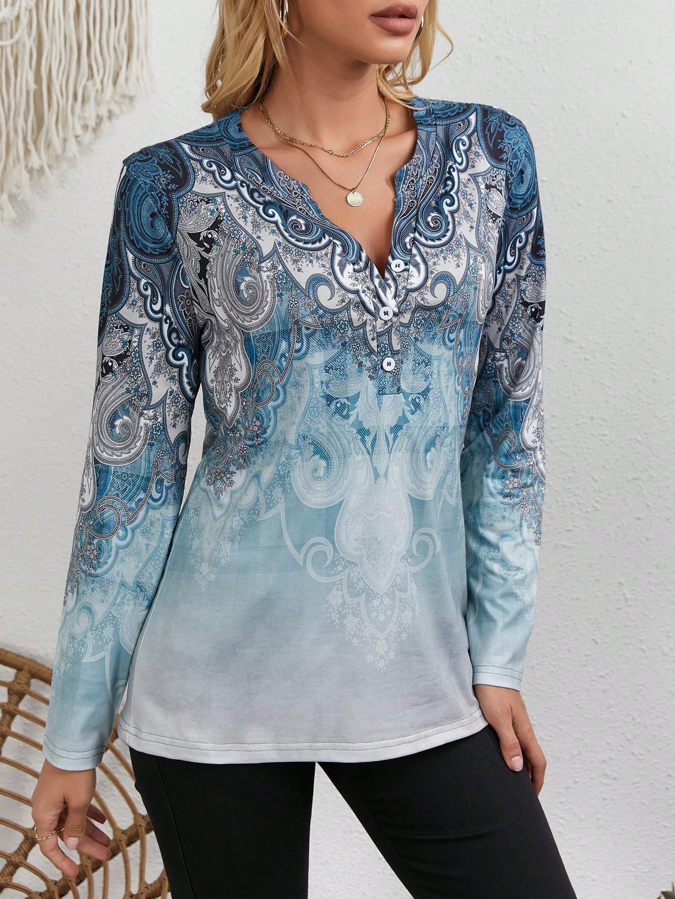 Women's Ethnic-Style Top: Vint - Usa Vintage Fashion 评论和价格