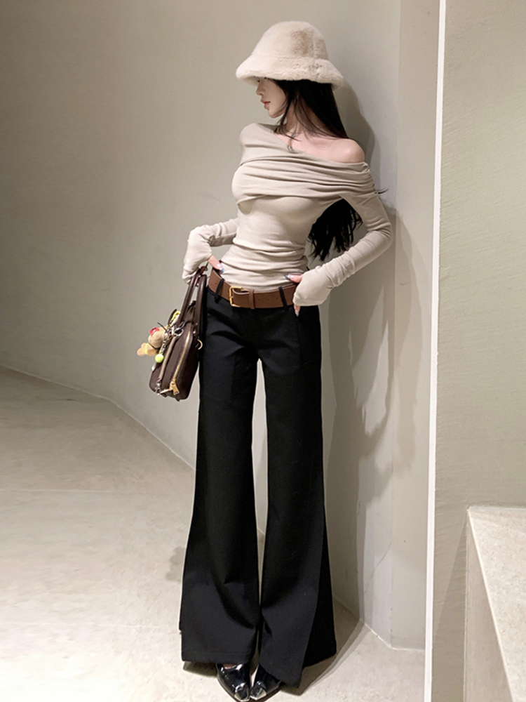 Sexy Lady Style Long Sleeve T- - Vintage Fashion T Shirts 评论和价格