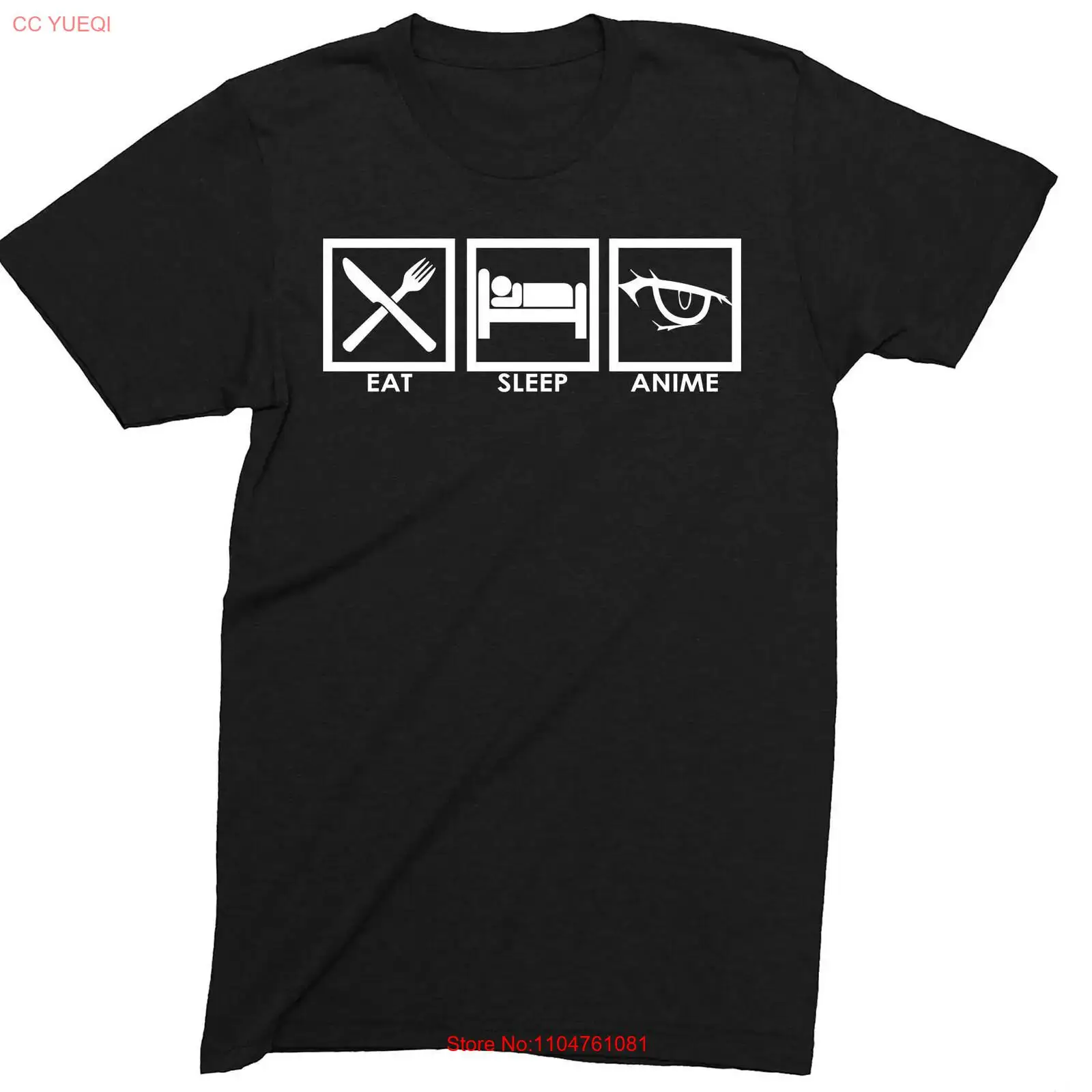Eat Sleep Anime Funny Novelty  - Vintage Fashion Ideas 评论和价格
