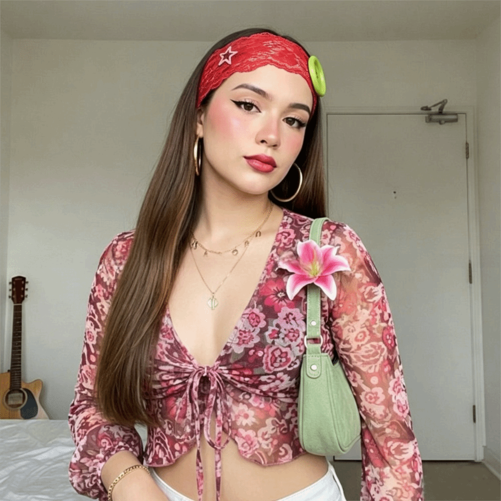 Fashion Plastic Lace Headband  - Vintage Fashion Show 评论和价格