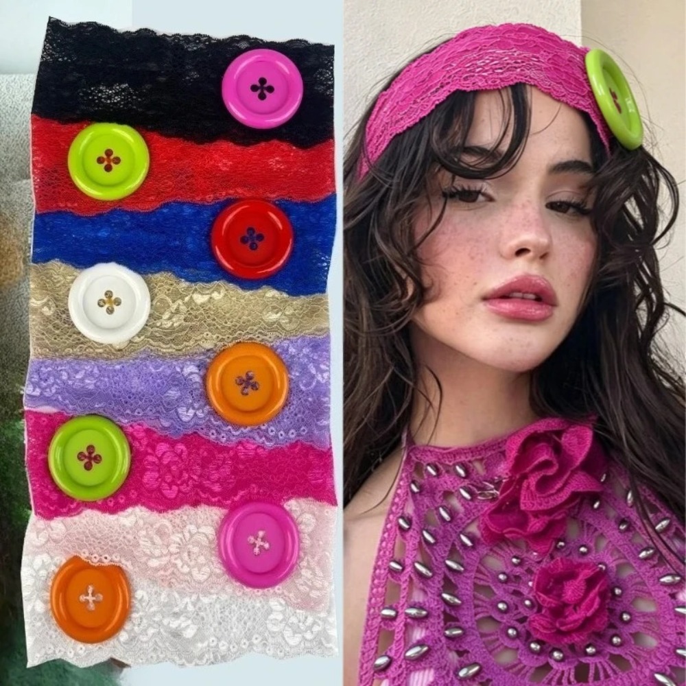 Fashion Plastic Lace Headband  - Vintage Fashion Show 评论和价格