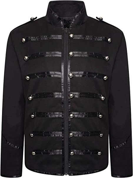 Men's Steampunk Rockstar Jacke - Vintage Trench Coat 评论和价格