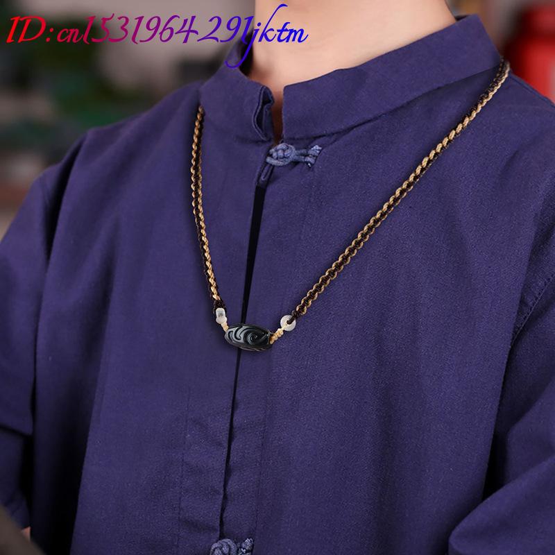 Hetian Jade Carve Bead Pendant - Usa Vintage Fashion 评论和价格