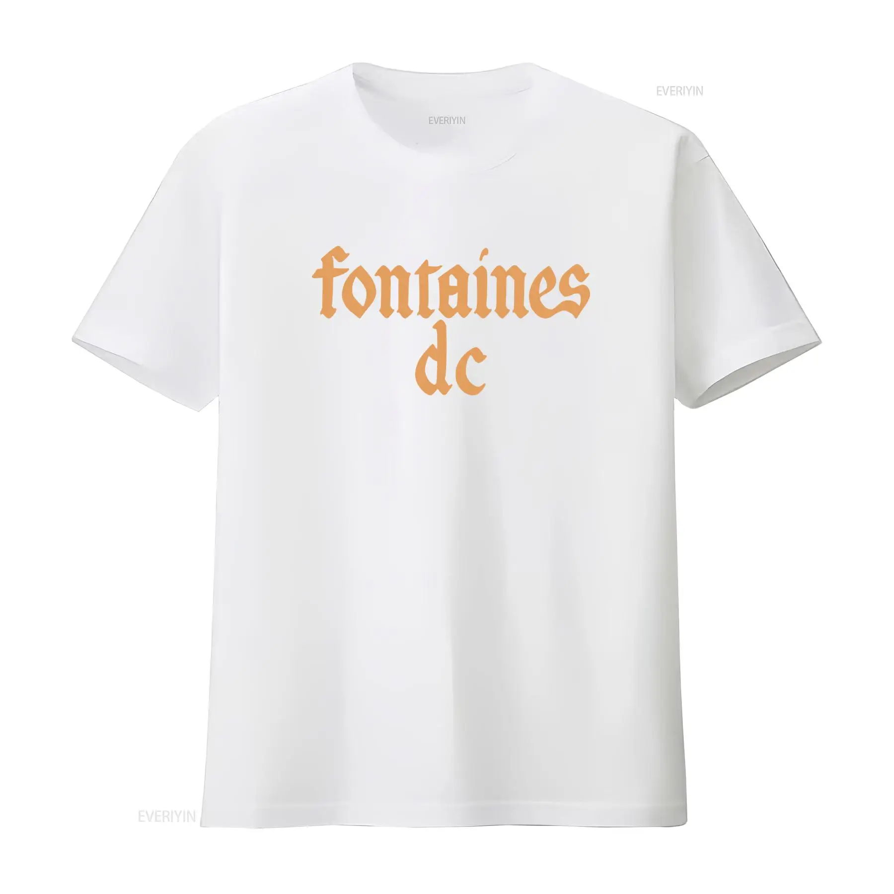 Fontaines D C 'Gothic Logo' Bl - Vintage Fashion T Shirts 评论和价格