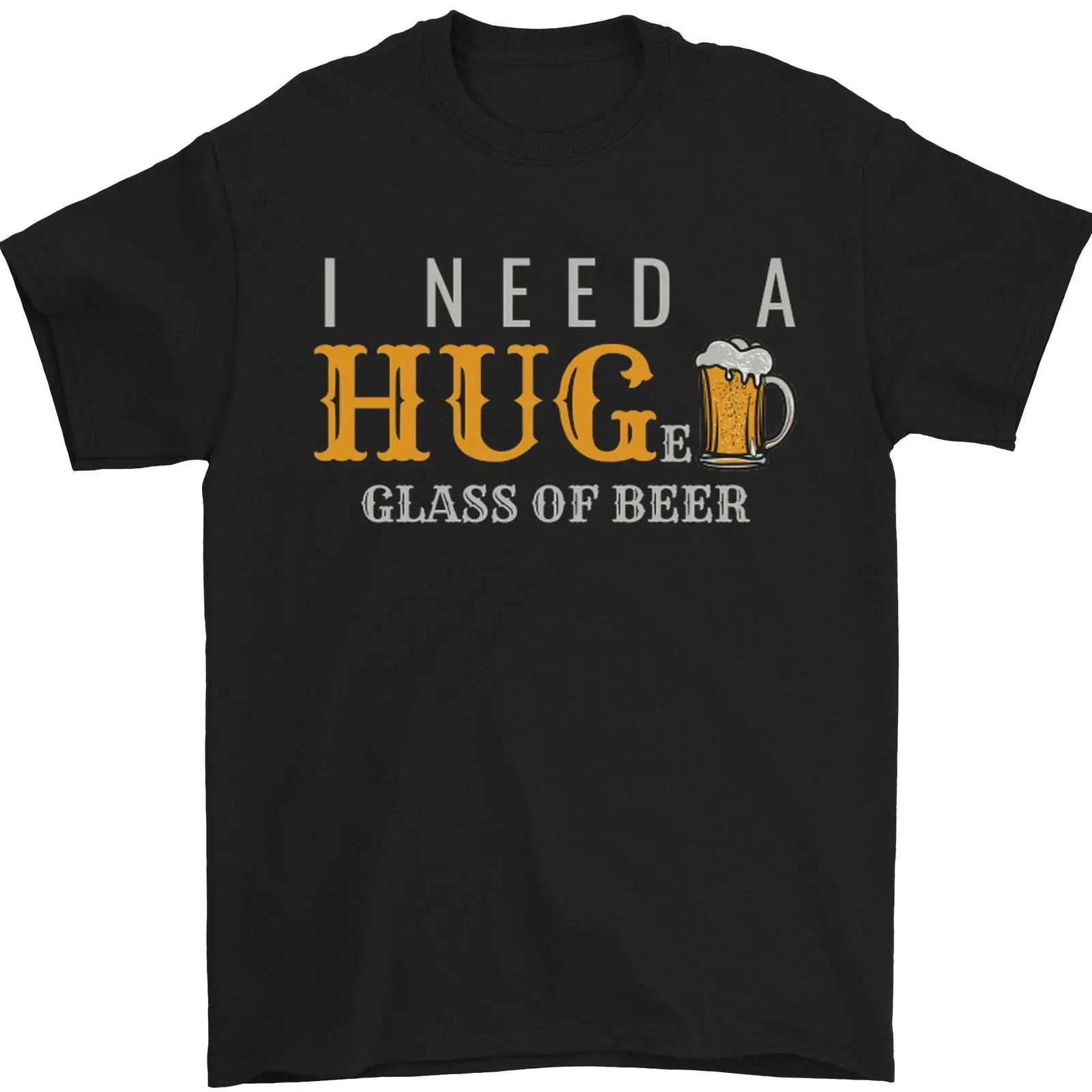 I Need A Riesig Glas Of Bier L - Vintage Fashion Herren 评论和价格