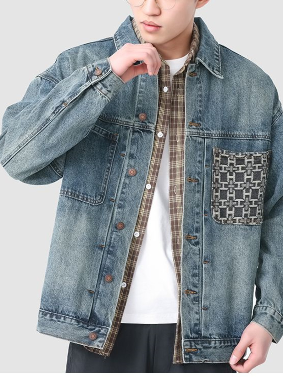 Vintage Embroidery Pocket Deni - Vintage Fashion Hong Kong 评论和价格
