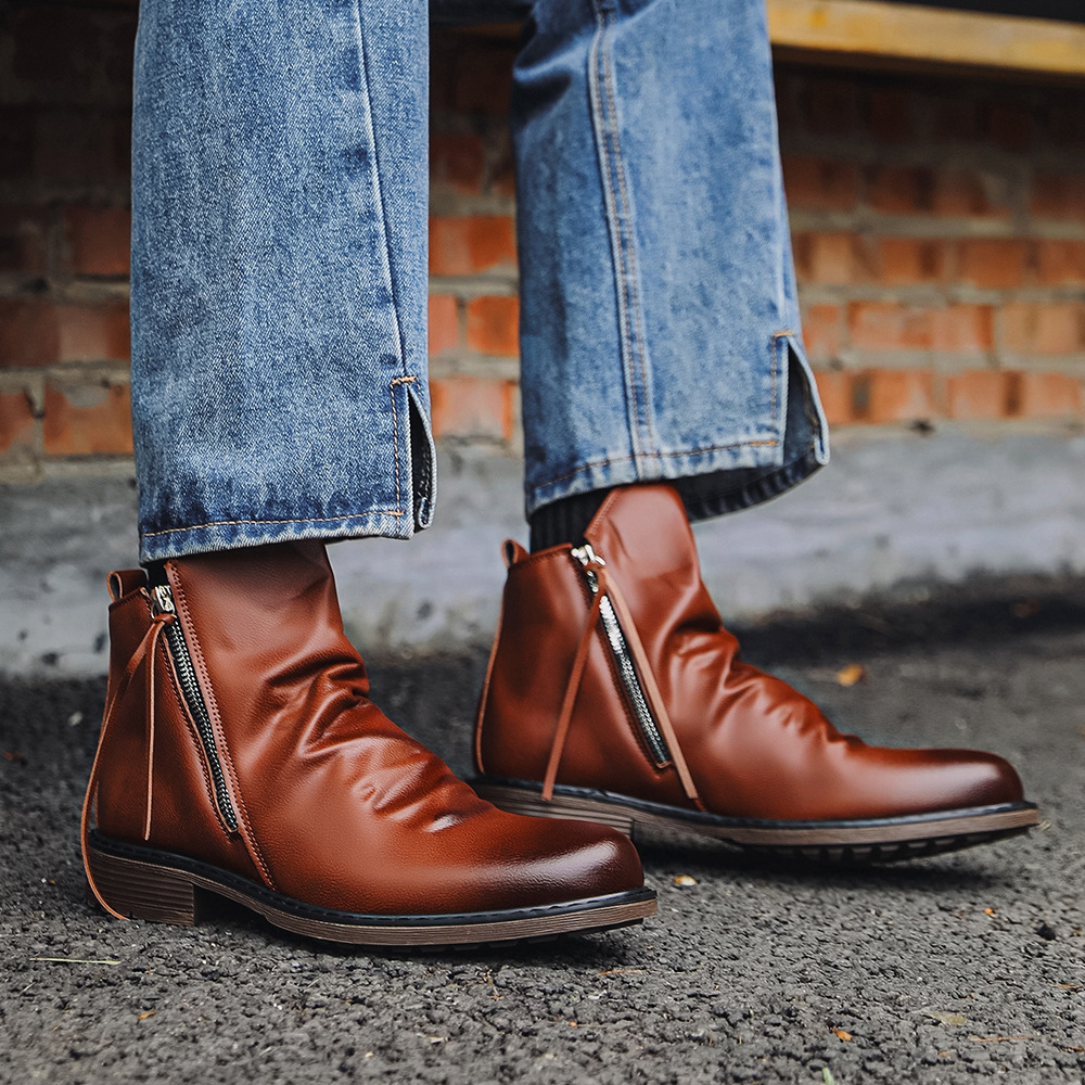 2026 Men's Genuine Leather Vin - Vintage Fashion Plus Size 评论和价格