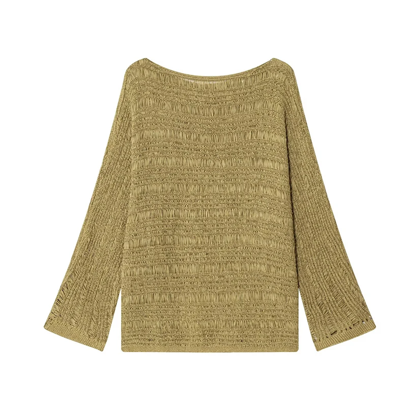 Vintage Boat Neck Knit Sweater - Usa Vintage Fashion 评论和价格