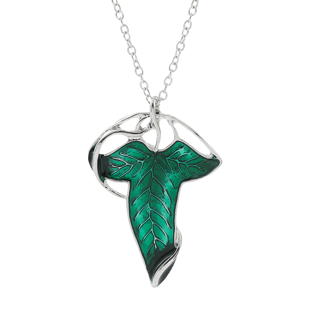 Vintage Green Leaf Pendant Nec - Vintage Fashion Show 评论和价格