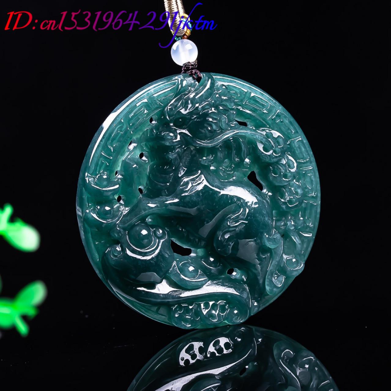 Burmese Jadeite Dragon Pendant - Usa Vintage Fashion 评论和价格