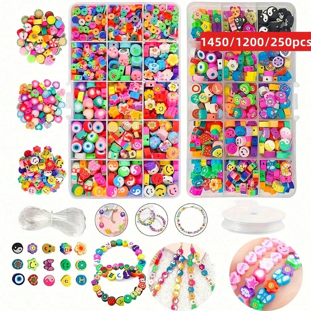 1450/1200/250pcs Polymer Clay  - Vintage Fashion Necklace 评论和价格
