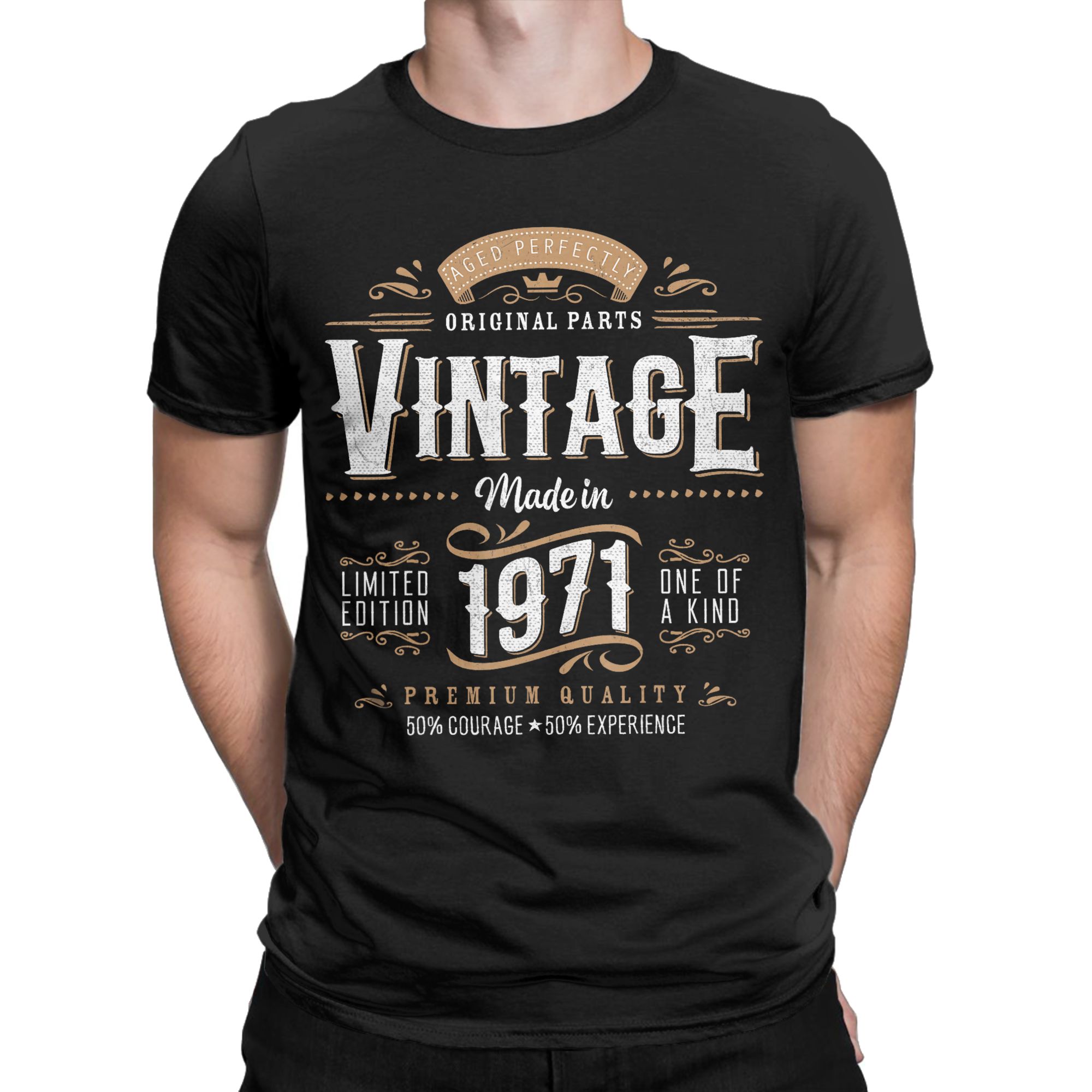 Men Women's Vintage 1971 Label - Vintage Fashion Ideas 评论和价格