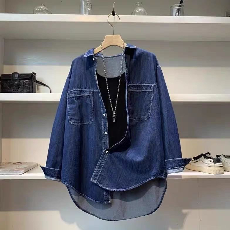 Deep Blue Vintage Loose Hong K - Vintage Fashion Hong Kong 评论和价格