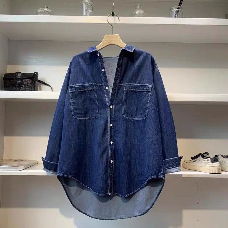 Deep Blue Vintage Loose Hong K - Vintage Fashion Hong Kong 评论和价格