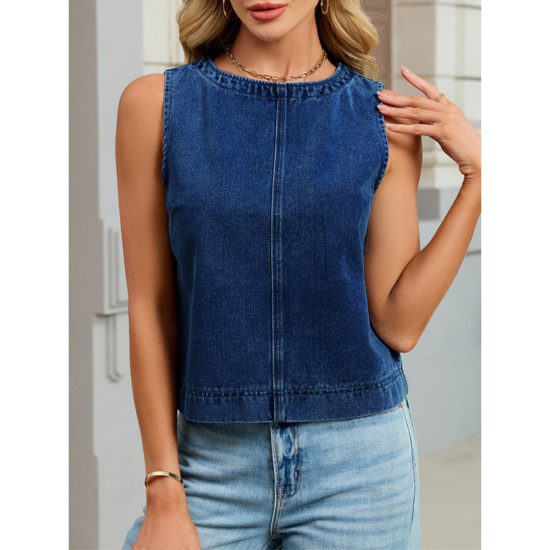 Benuynffy Casual Round Neck De - Vintage Fashion Jeans 评论和价格