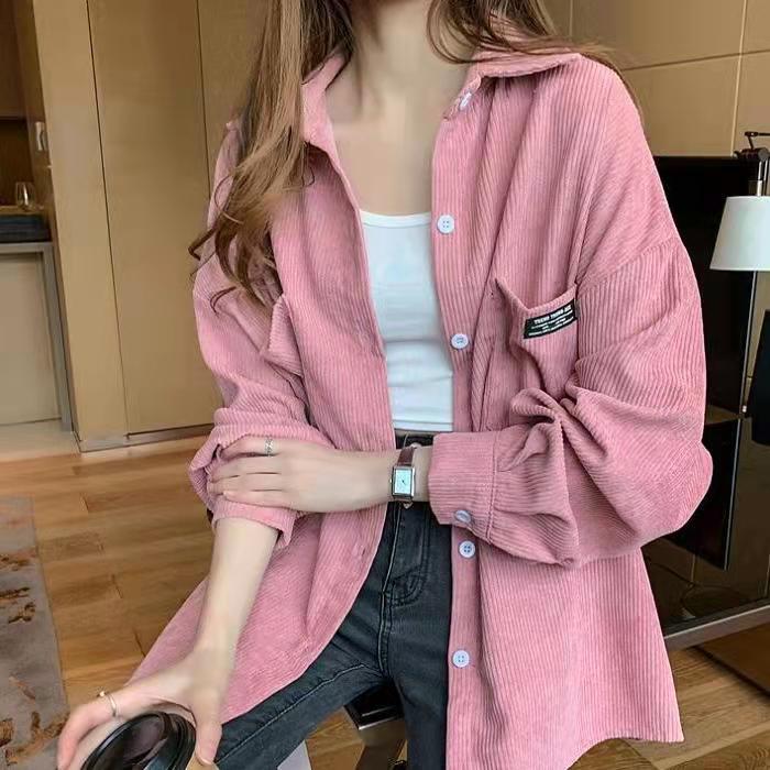 Corduroy Jacket Women's Loose  - Vintage Fashion Hong Kong 评论和价格